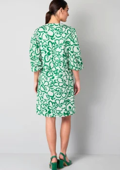 Kleid mit leichtem Ballonärmel