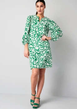 Kleid mit leichtem Ballonärmel