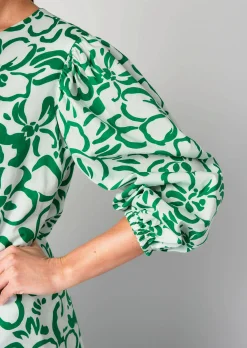 Kleid mit leichtem Ballonärmel