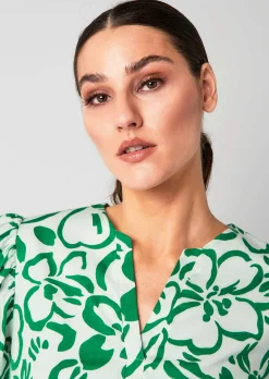 Kleid mit leichtem Ballonärmel