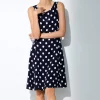 Kleid mit Punkt Dessin
