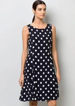 Kleid mit Punkt Dessin