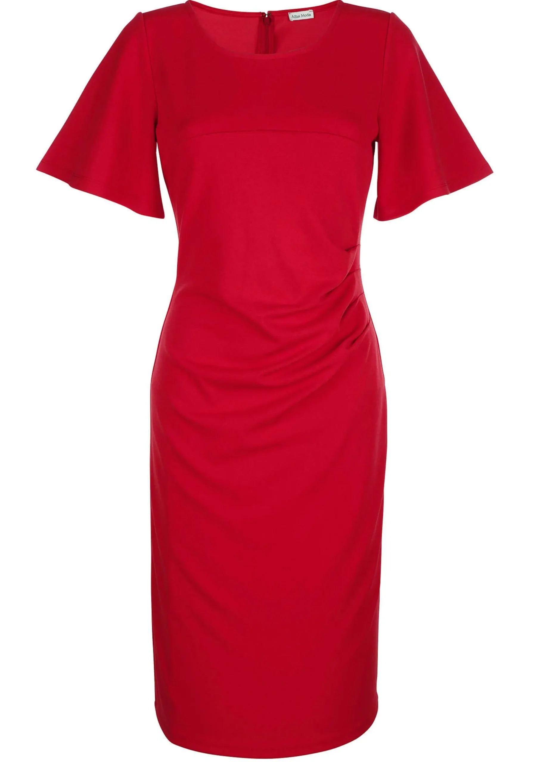 Kleid mit seitlicher Raffung