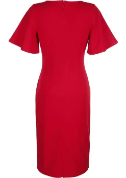 Kleid mit seitlicher Raffung
