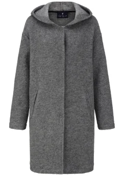 Kochwolljacke mit Kapuze