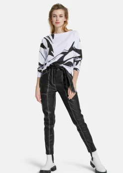 Kunstlederhose