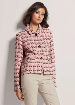 Kurzer Blazer mit Struktur