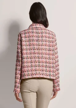 Kurzer Blazer mit Struktur