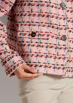 Kurzer Blazer mit Struktur