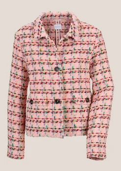 Kurzer Blazer mit Struktur