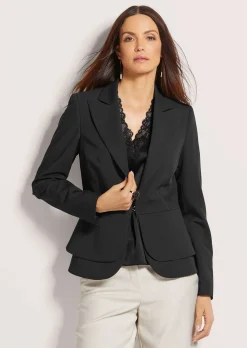 Kurzer Schößchen-Blazer