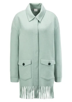 Lange Übergangsjacke