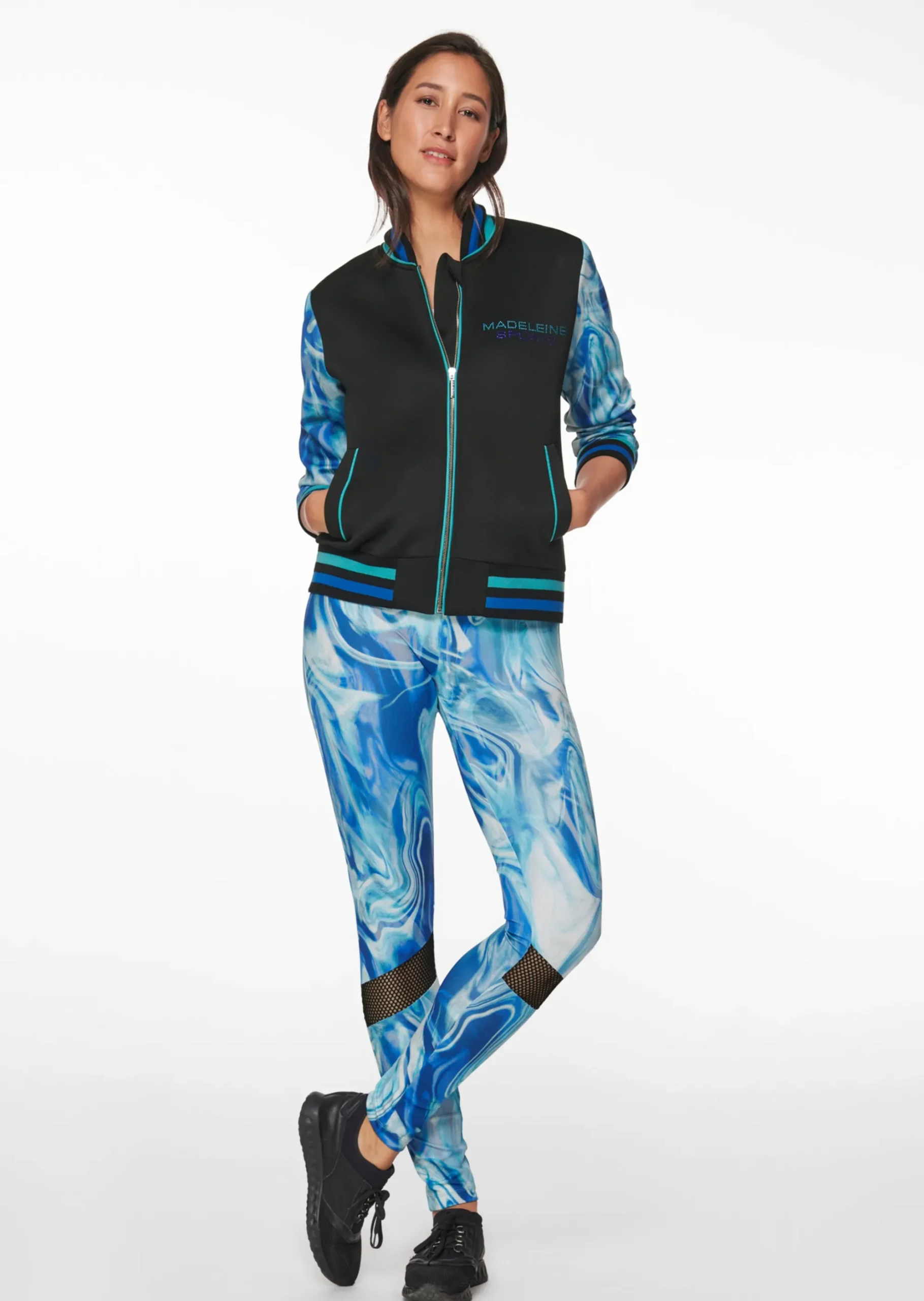 Leggings mit coolen Netzeinsätzen