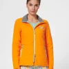 Leicht wattierte Outdoorjacke mit Elastikeinsätzen