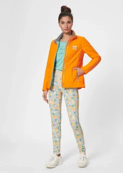 Leicht wattierte Outdoorjacke mit Elastikeinsätzen