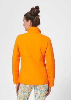 Leicht wattierte Outdoorjacke mit Elastikeinsätzen