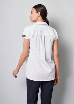 Longbluse mit Kettendetails am Arm