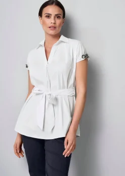 Longbluse mit Kettendetails am Arm
