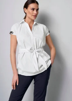 Longbluse mit Kettendetails am Arm