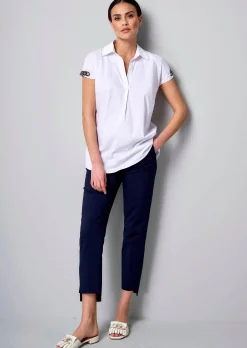 Longbluse mit Kettendetails am Arm