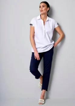 Longbluse mit Kettendetails am Arm