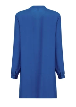 Longbluse mit V-Ausschnitt
