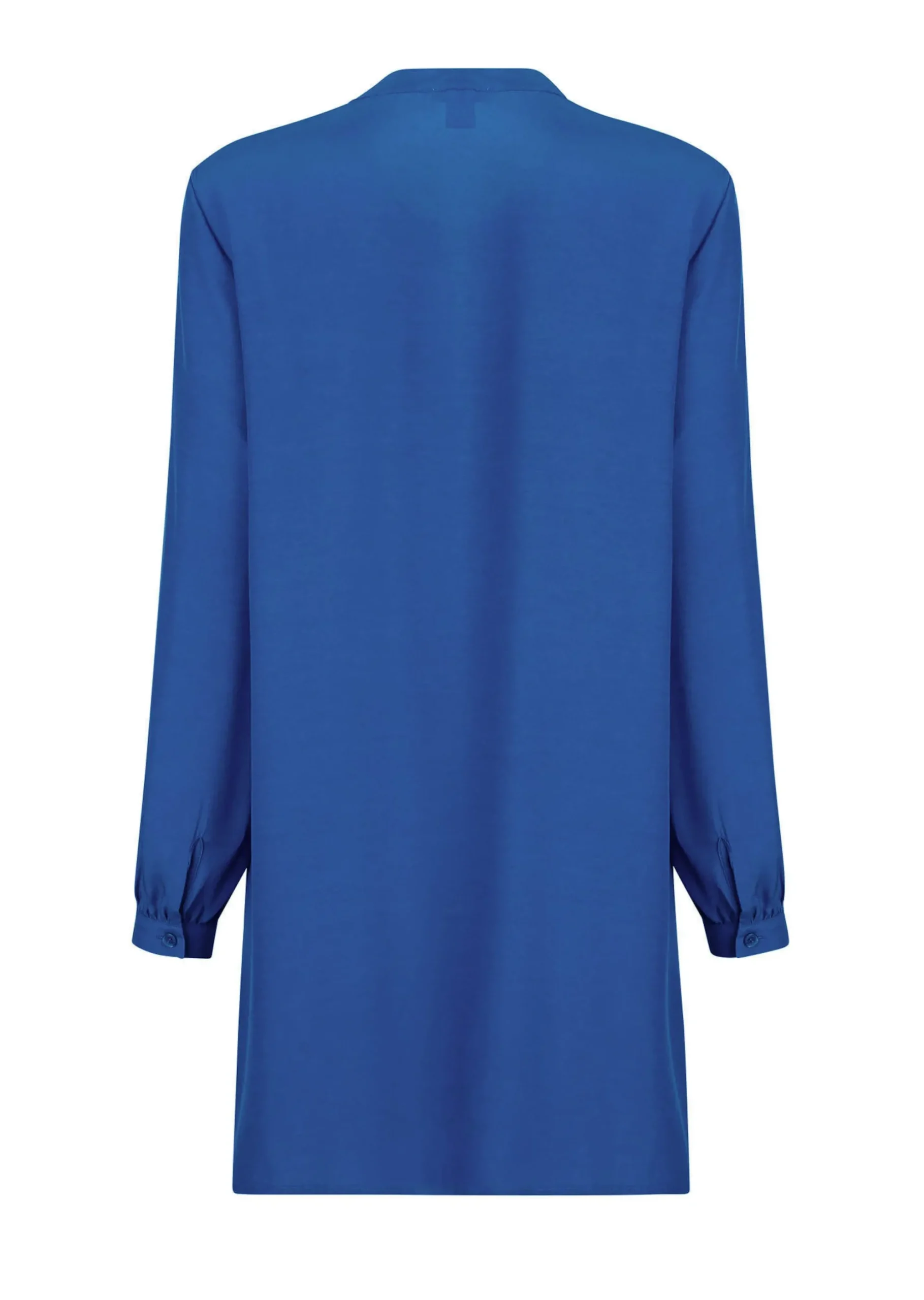 Longbluse mit V-Ausschnitt
