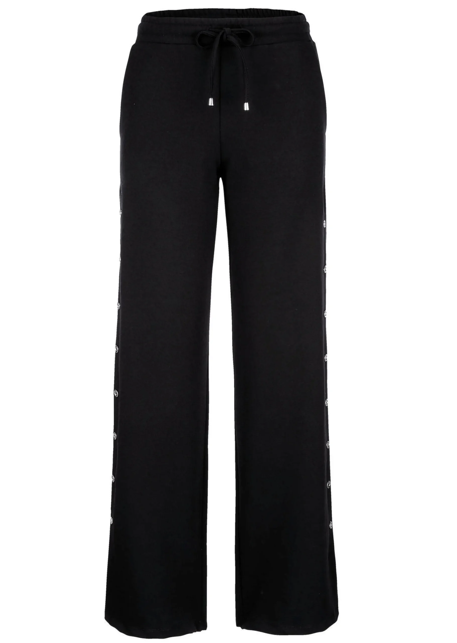 Marlenehose mit Zierknöpfen an den Seiten
