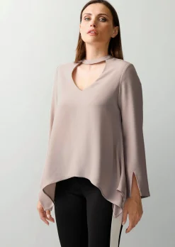 Oversizedbluse mit Cutout
