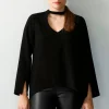 Oversizedbluse mit Cutout