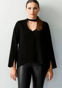 Oversizedbluse mit Cutout