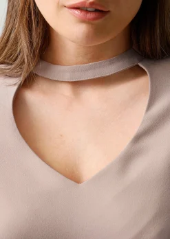 Oversizedbluse mit Cutout