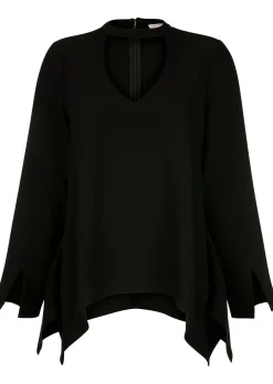 Oversizedbluse mit Cutout