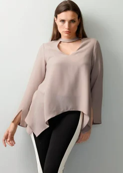 Oversizedbluse mit Cutout