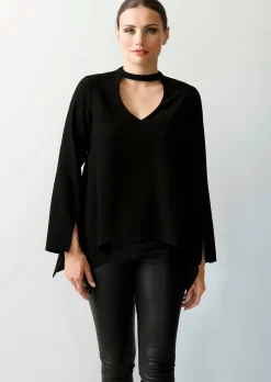 Oversizedbluse mit Cutout