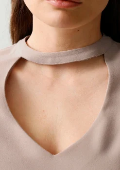 Oversizedbluse mit Cutout