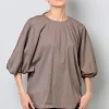 Oversizedbluse mit Fledermausärmel
