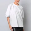 Oversizedbluse mit Fledermausärmel