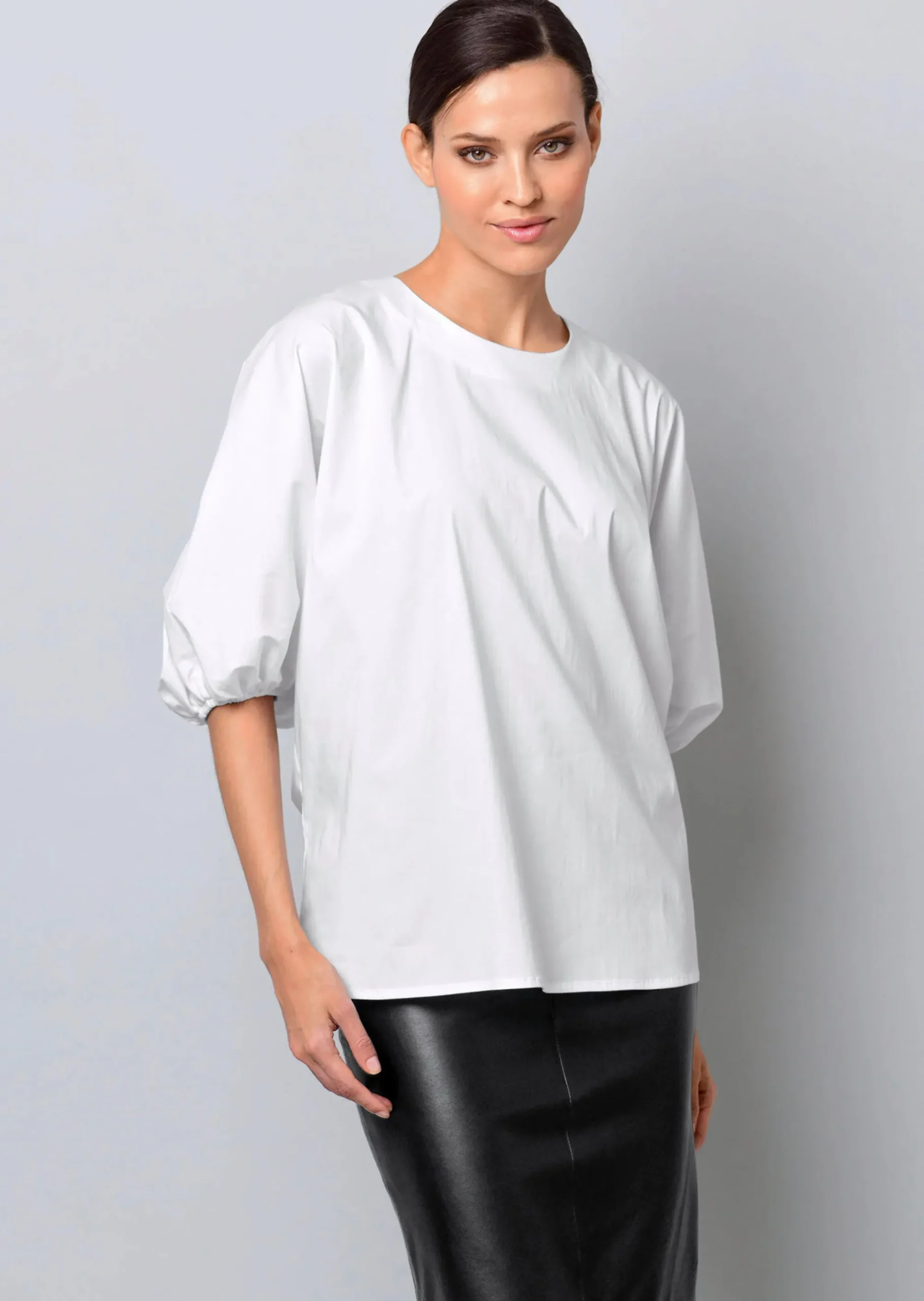 Oversizedbluse mit Fledermausärmel