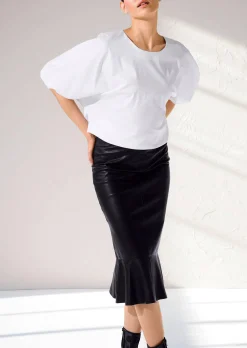 Oversizedbluse mit Fledermausärmel