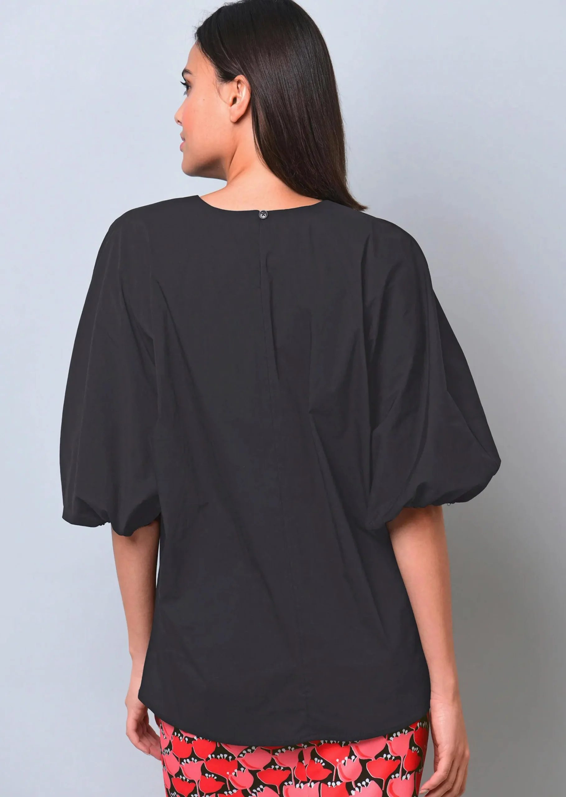 Oversizedbluse mit Fledermausärmel
