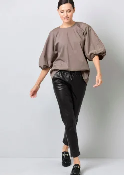 Oversizedbluse mit Fledermausärmel
