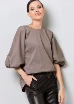 Oversizedbluse mit Fledermausärmel