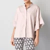 Oversizedbluse mit großem Volantärmel