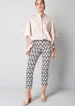 Oversizedbluse mit großem Volantärmel