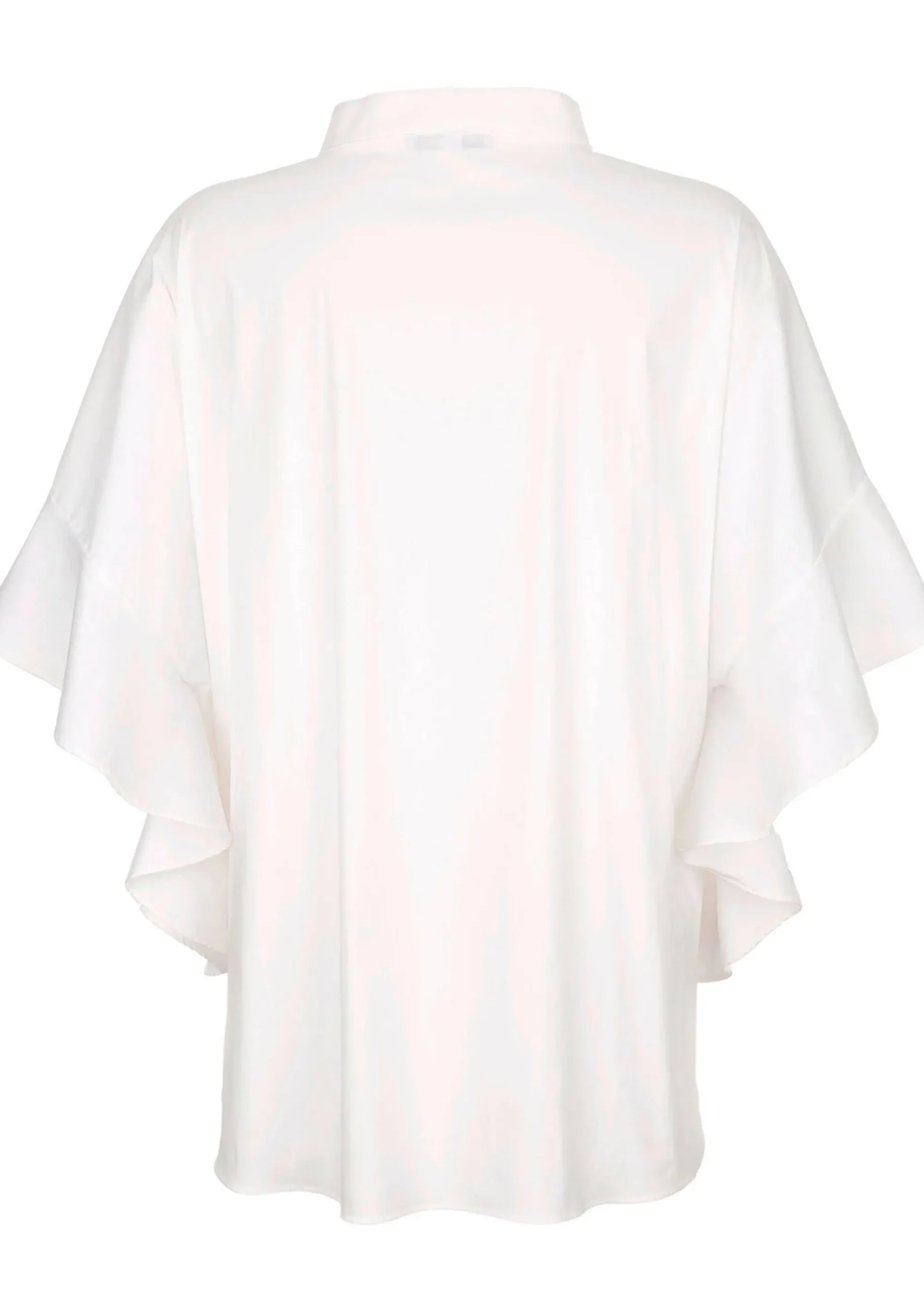 Oversizedbluse mit großem Volantärmel