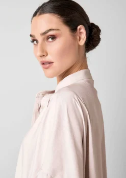 Oversizedbluse mit großem Volantärmel