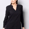 Oversizedbluse mit kleinen Falten im Rückteil