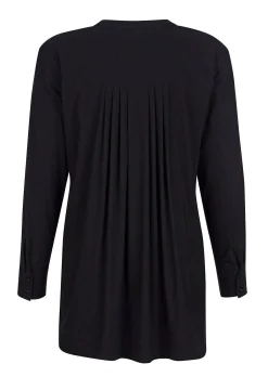 Oversizedbluse mit kleinen Falten im Rückteil