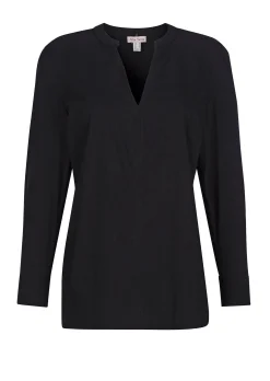 Oversizedbluse mit kleinen Falten im Rückteil